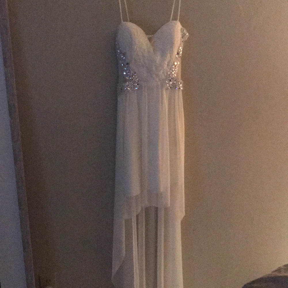 Gorgeous white gown dress